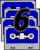 SIX Audio Cassettes
